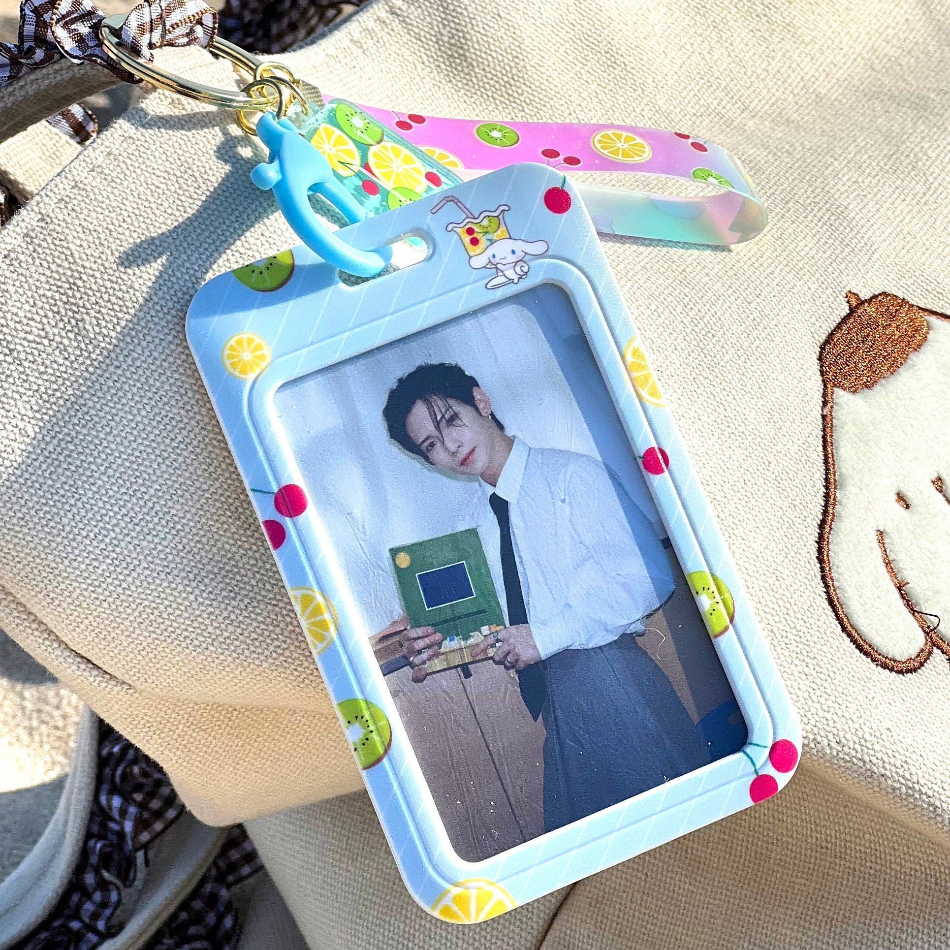 SANRIO - Summery Photocard Holder with Keychain | Moonguland
