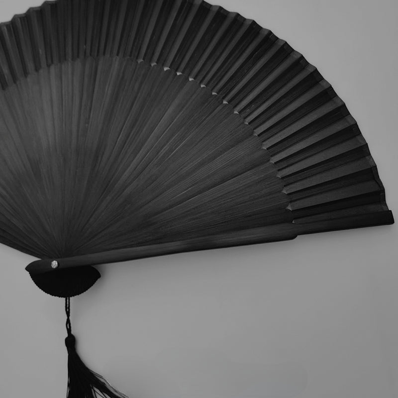 Cool & Sophisticated Black Hand Fan