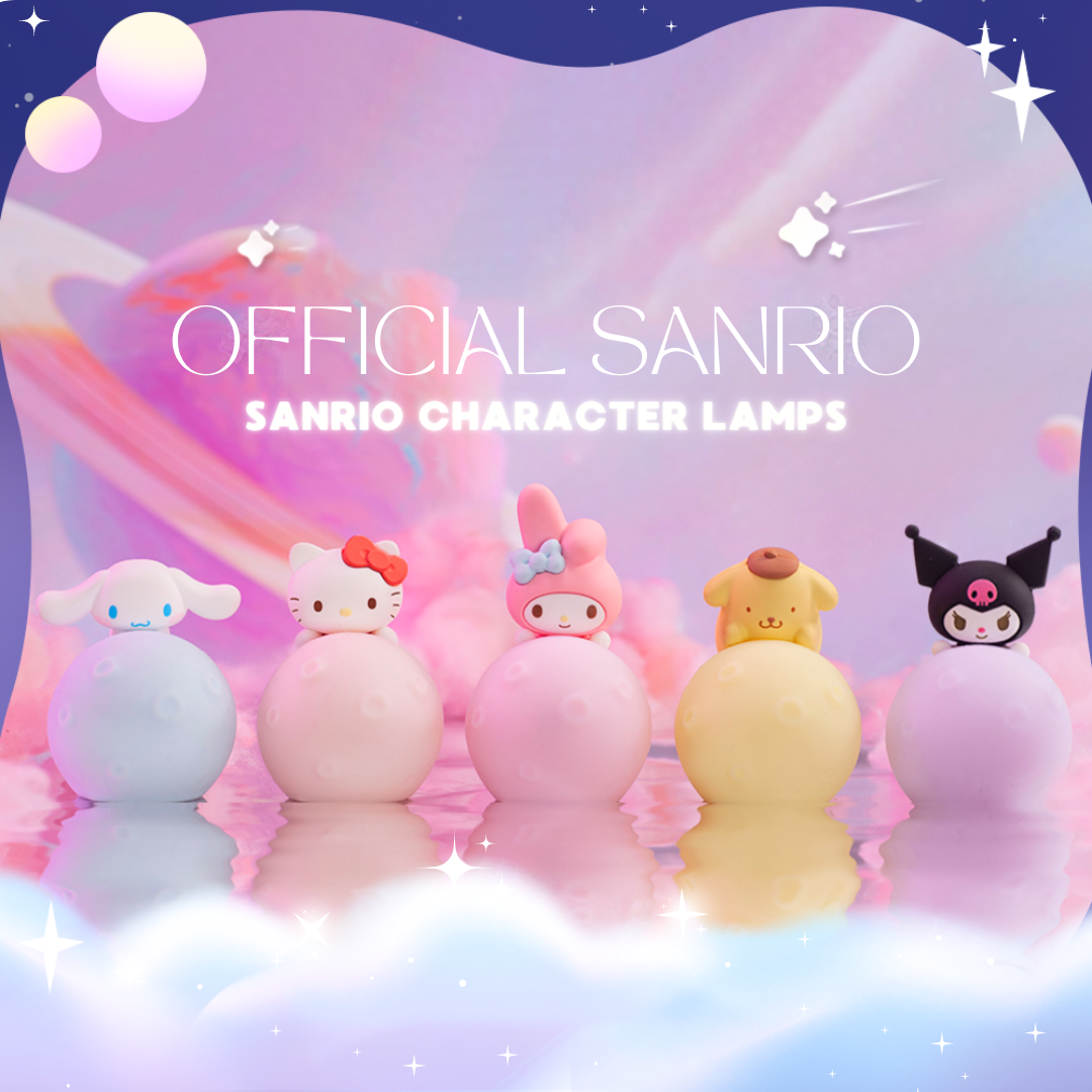 Sanrio Friends - Moon In The Galaxy Night Light