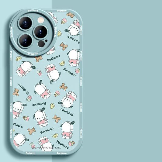 Sanrio - Character Round Edges Iphone Case in Pochacco