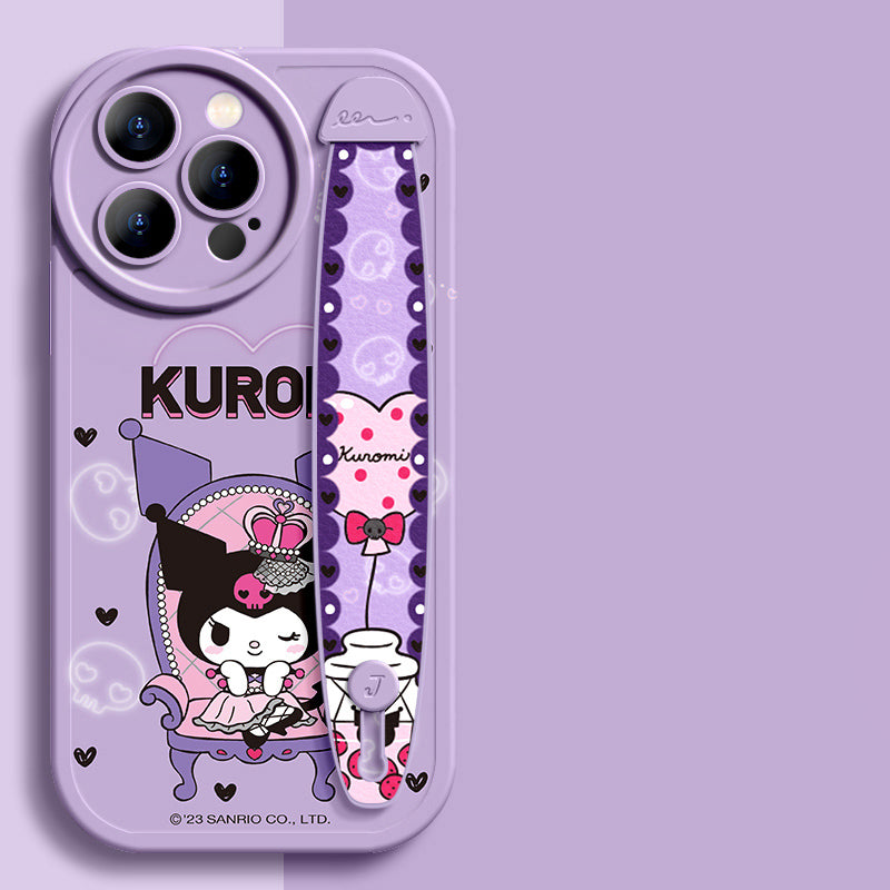 Sanrio - Kuromi is The Main Round Edges iPhone Case