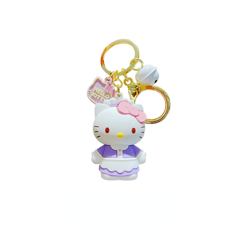Sanrio - Different Versions of Hello Kitty Keychain