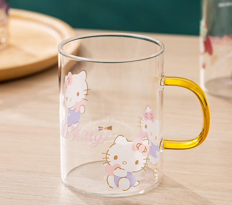 Authentic Sanrio - Let's Break The Summer Heat Glass Cup