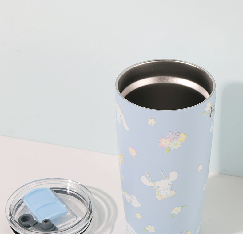 Sanrio x Miniso - Steel Water Bottle with Straw