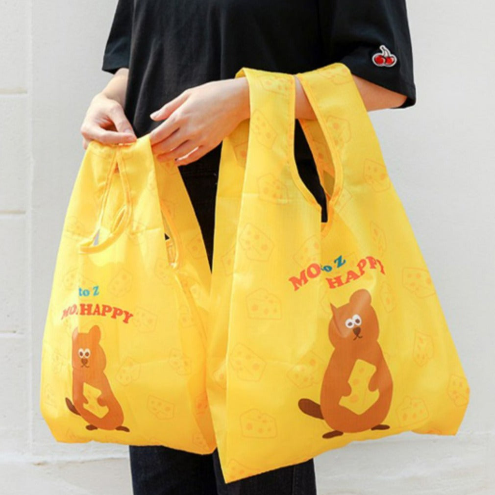 ROMANE KR - Large Ver. Happy Environmentally Friendly Waterproof Tote Bag