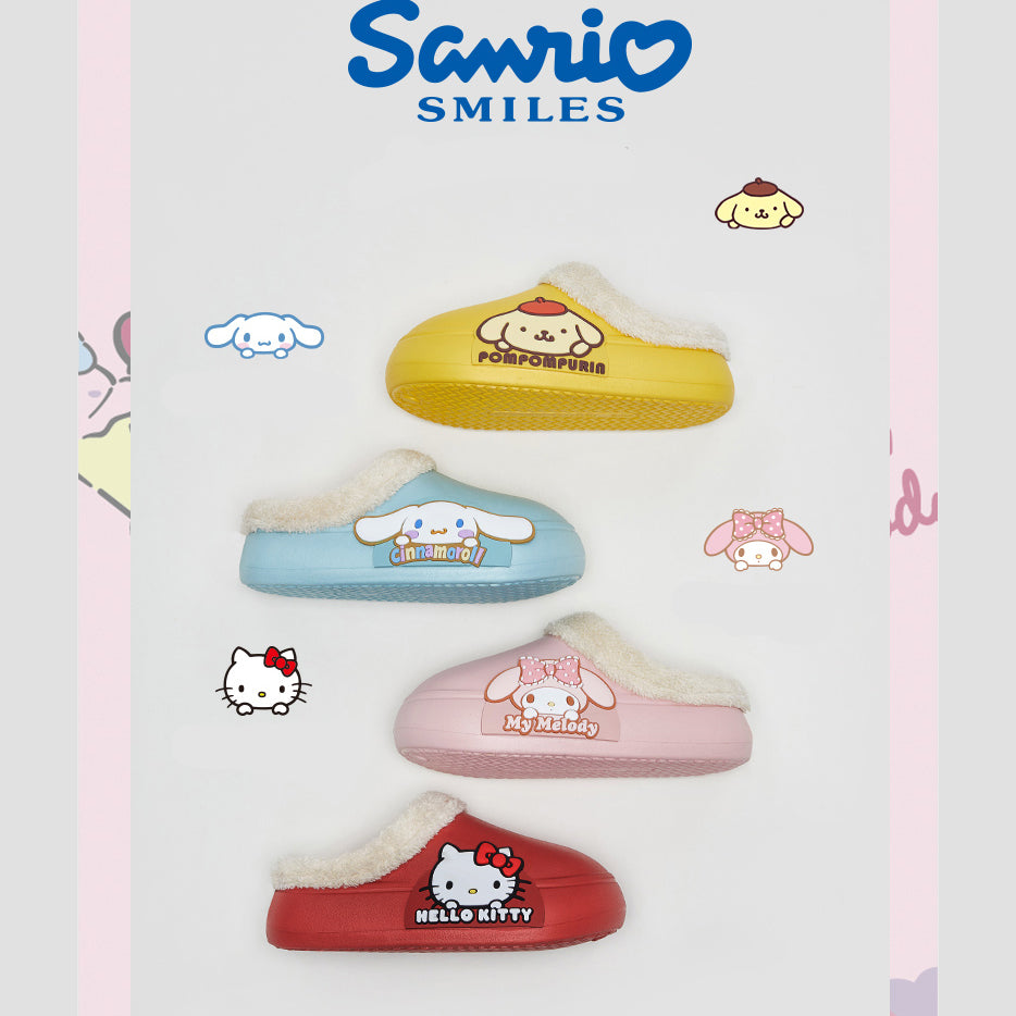 UTUNE x Sanrio - Pompompurin Winter Slippers