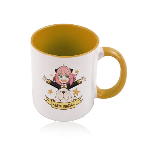 ML Select - Spy x Family Colored Mugs  - Anya - Loid Forger - Yor Forger