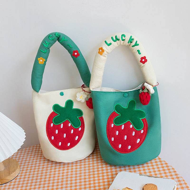ML Select - Sweet Strawberries Shopping Tote Bag