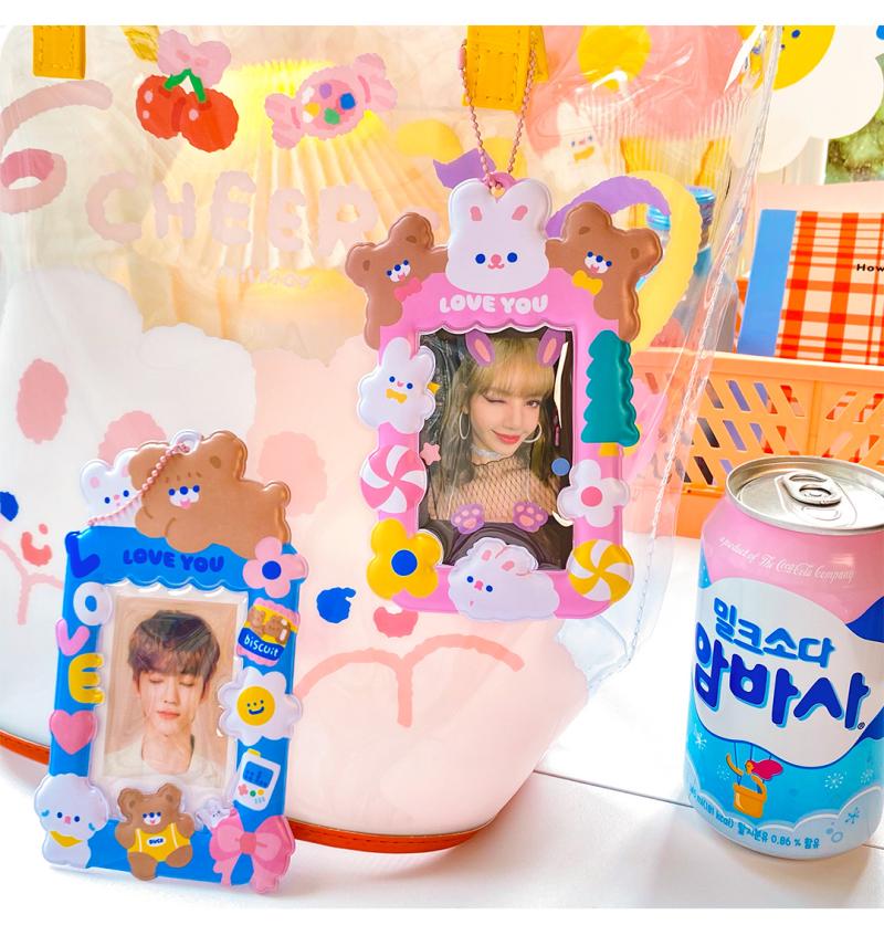 Milkjoy - Happy Bunny Bear Photocard holders