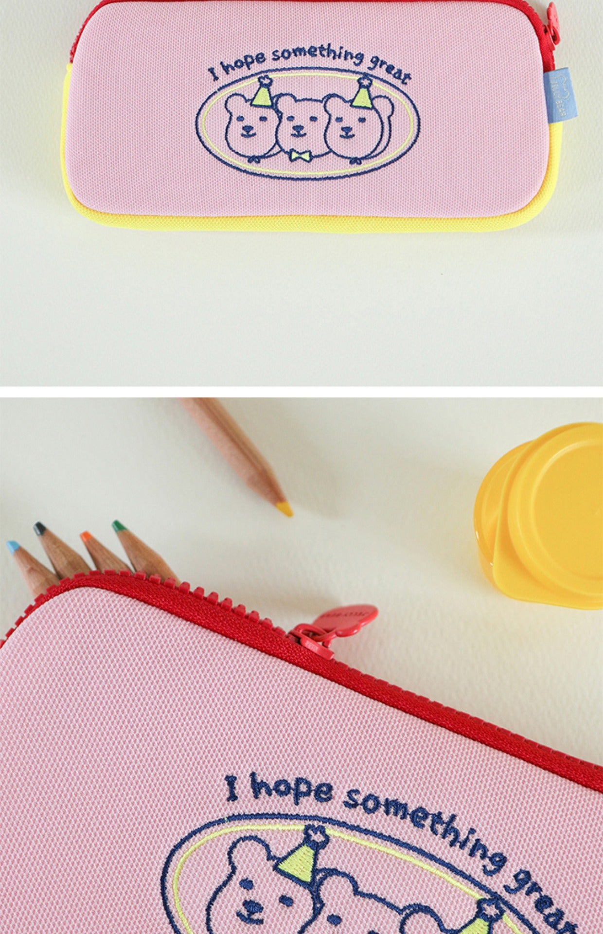 Dailylike KR - Together, Young & Free! Embroidered Pencil Case