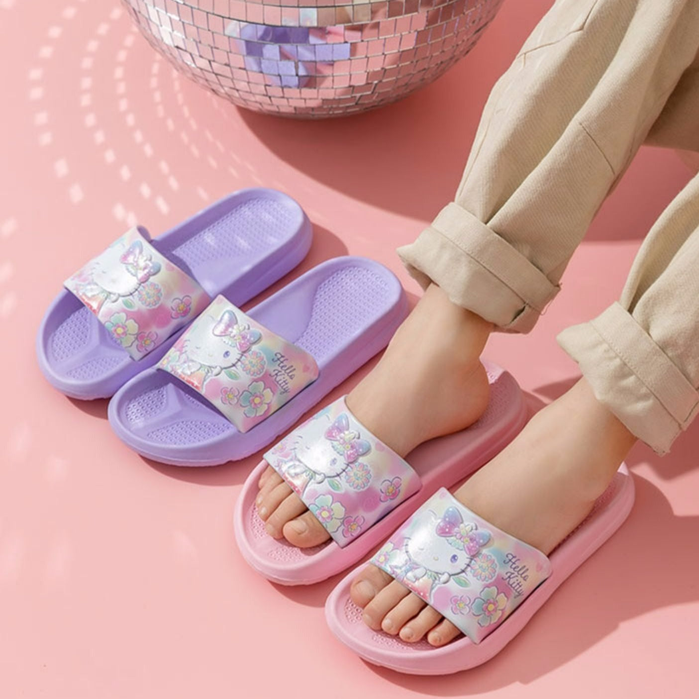 Hello Kitty - For The Love Of Spring Home Slippers