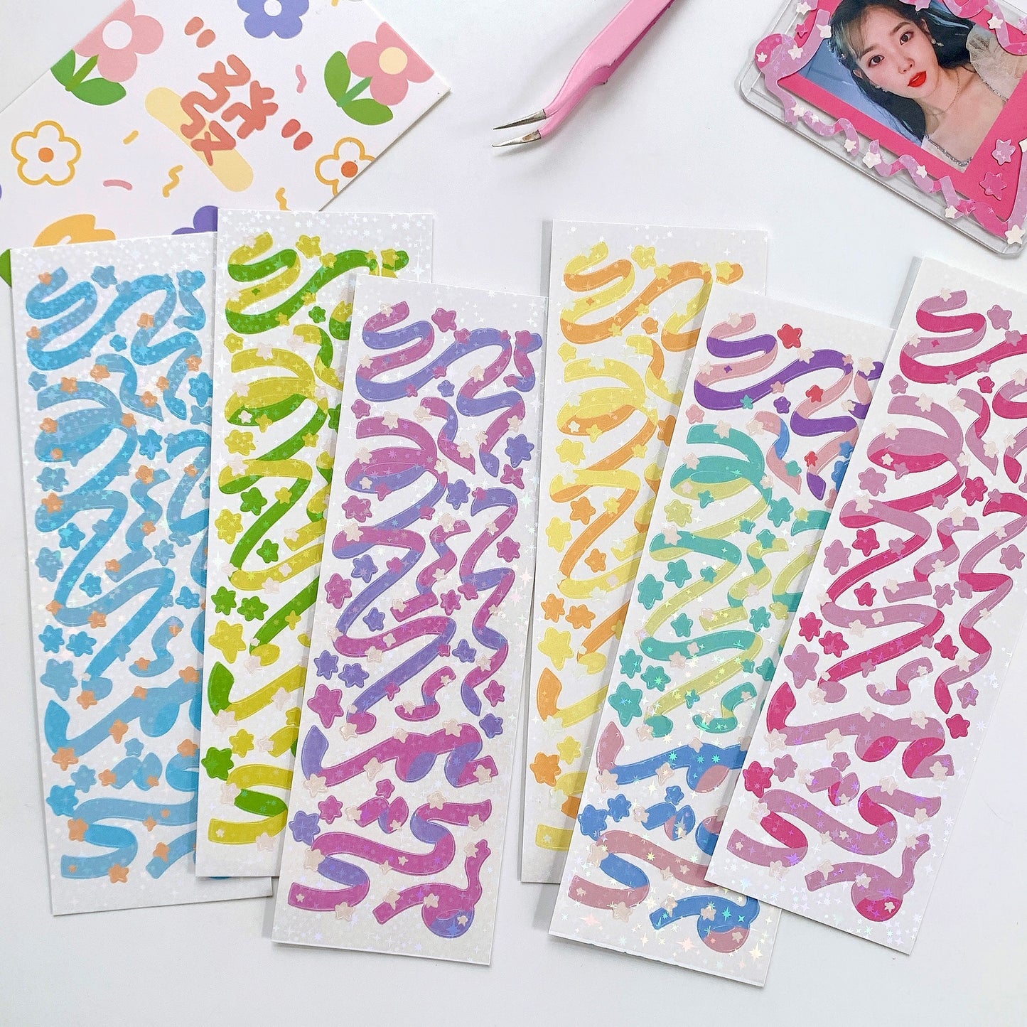 ML Select - Ribbon Party Deco Sticker Sheets