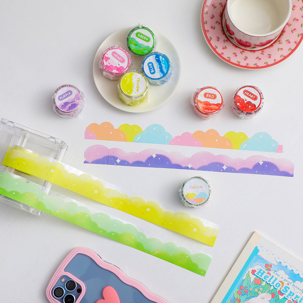 ML Select - Clouds in Vibrant Perspectives Deco Washi tape