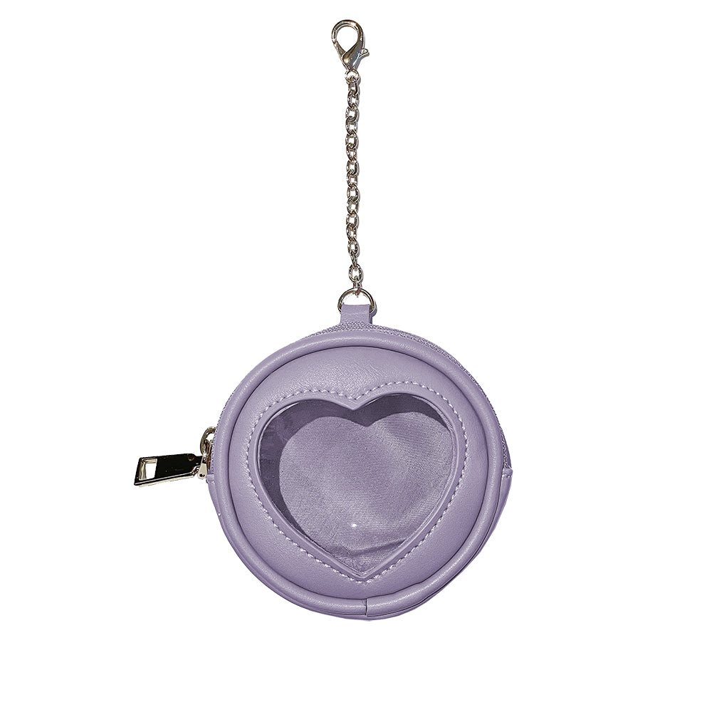 ML Select - Transparent Heart Shaped Keychain