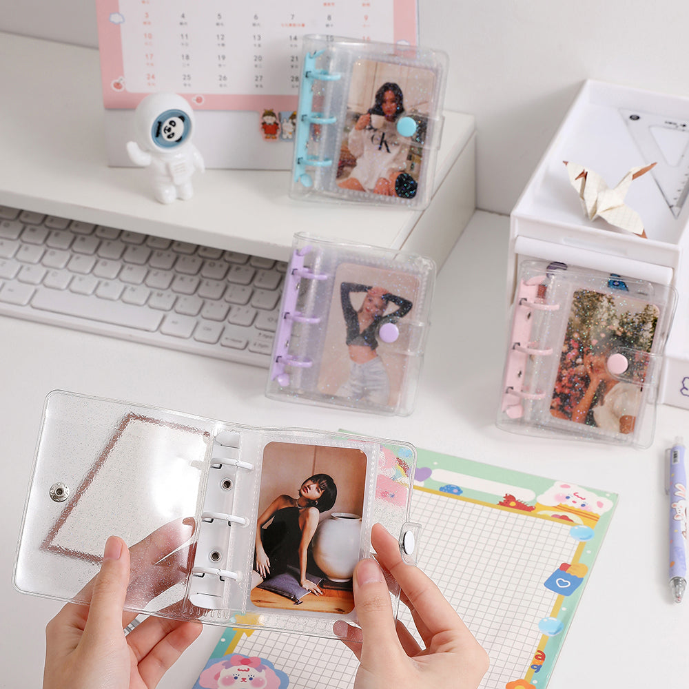 ML Select - K-pop Photocards Transparent small 3-ring binder
