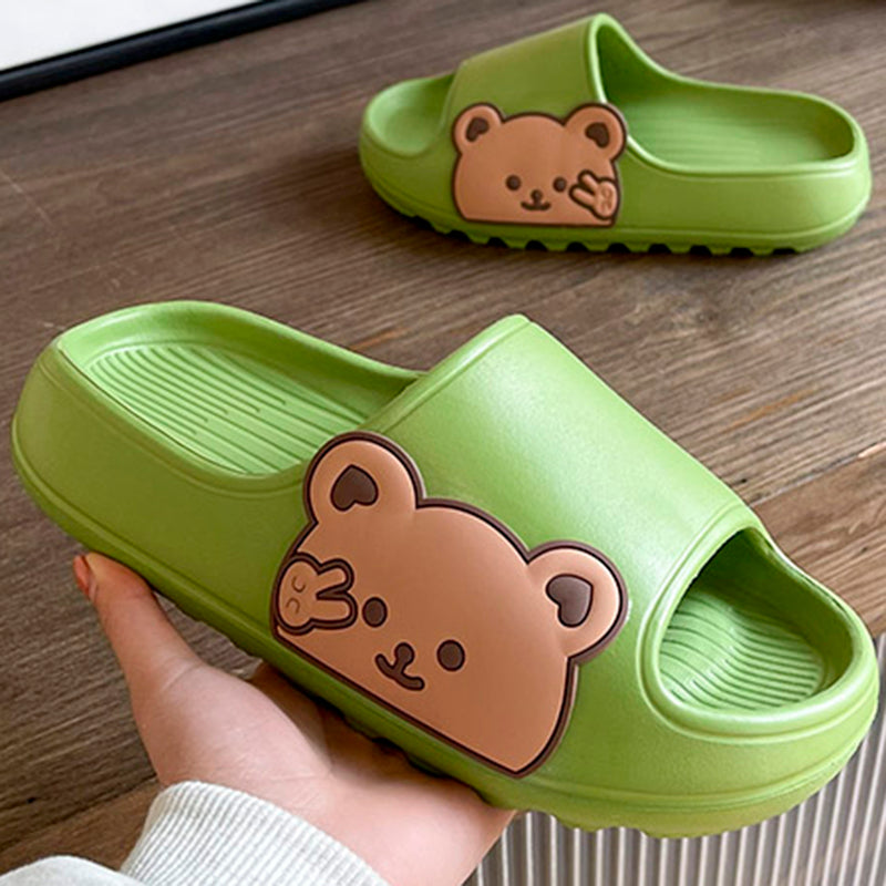 In Peace Cutie Bear Non-slip Home Slippers