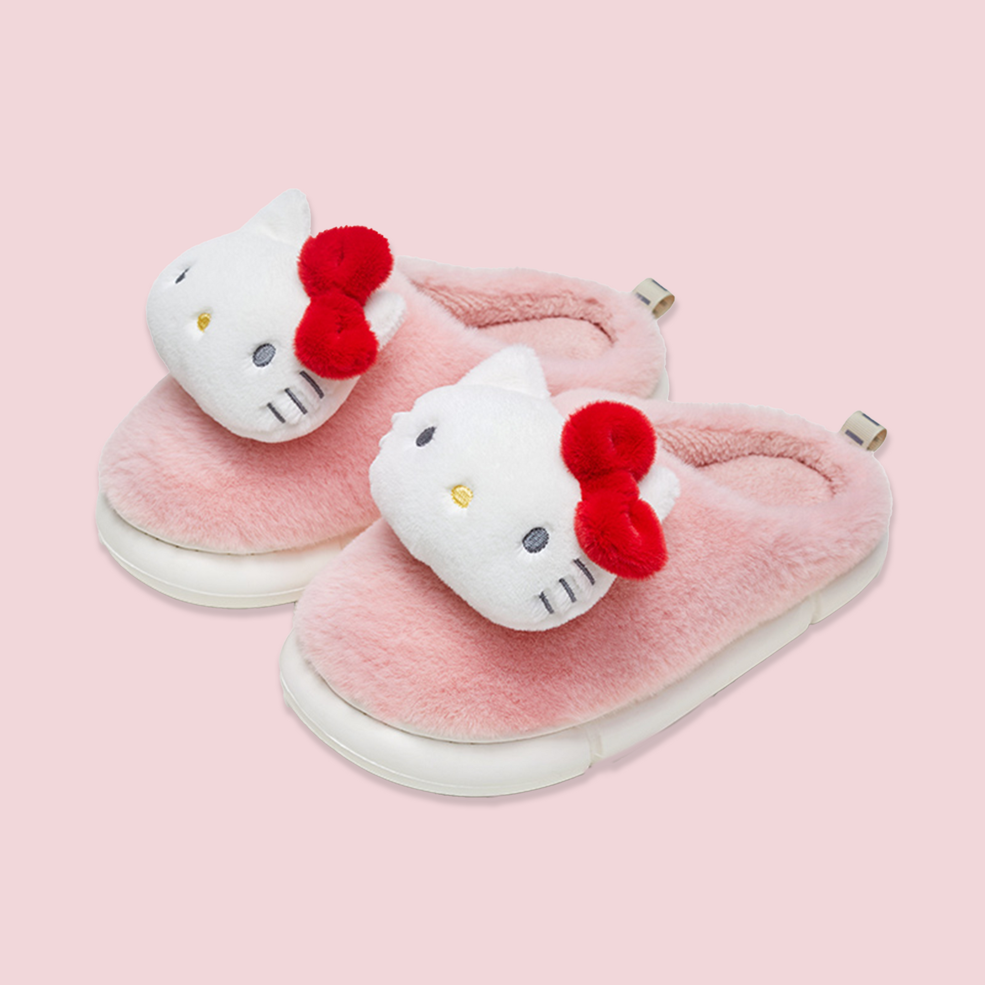Utune x Sanrio - Fluff Kuromi & My Melody Winter Slippers | Moonguland 230 (W4.5-5.5| EU 34-35) / Kuromi / Verify with Our Size Guide (Sizes Based on