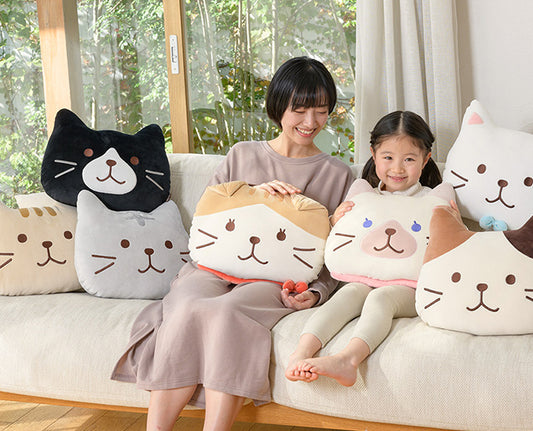 HAPiNS - Cuddle-Cat Pillow & Plushie Pal